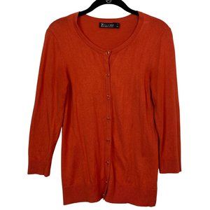 New York and Company 7th Avenue Design Studio 3/4-sleeve Knit Cardigan - Medium